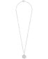 ფოტო #3 პროდუქტის Men's Star of David Open 22" Pendant Necklace (1/2 ct. t.w.) in Sterling Silver