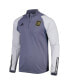 Фото #3 товара Men's Gray LAFC 2023 On-Field AEROREADY Quarter-Zip Training Top