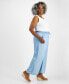 Фото #3 товара Широкие джинсы высокой посадки Style & Co plus Size, созданные для Macy's