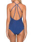 Фото #2 товара Jets by Jessika Allen 145211 Women's Parallels High Neck One Piece Color Ibiza 6