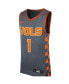 Youth Boys #1 Gray Tennessee Volunteers Icon Replica Basketball Jersey