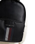 Фото #4 товара Tommy Hilfiger foundation stripe backpack in black