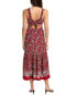 Sea Ny Theodora Paisley Print Apron Maxi Dress Women's