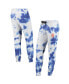 Брюки спортивные DKNY женские белые, королевские с тематикой New York Mets Melody Tie-Dye White, Royal, L - фото #2