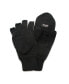 ფოტო #2 პროდუქტის Men's Unisex Knit Flip Gloves , Brown, Large