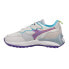 Фото #3 товара Diadora Jolly Mesh Lace Up Womens Off White, White Sneakers Casual Shoes 178302