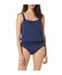 ფოტო #1 პროდუქტის Women's Swim Brandy Textured Tankini Top