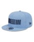 ფოტო #2 პროდუქტის Men's Light Blue Memphis Grizzlies Side Logo 9fifty Snapback Hat