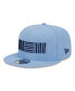 Фото #2 товара Men's Light Blue Memphis Grizzlies Side Logo 9fifty Snapback Hat