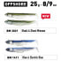 Фото #2 товара FIIISH Black Minnow Double Combo Offshore Soft Lure 120 mm 25g