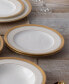 Odessa Gold Set of 4 Salad Plates, Service For 4
