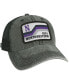 Фото #4 товара Men's Black Northwestern Wildcats Sun & Bars Dashboard Trucker Snapback Hat