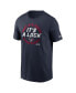 Фото #1 товара Men's Navy Houston Texans 2023 AFC South Division Champions Locker Room Trophy Collection T-shirt