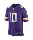 ფოტო #3 პროდუქტის Men's Fran Tarkenton Purple Minnesota Vikings Game Retired Player Jersey