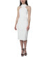 ფოტო #1 პროდუქტის Women's BodyCon Halter Scuba Crepe Midi Dress