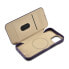 Skórzane etui iPhone 14 z klapką magnetyczne MagSafe CE Premium Leather fioletowy