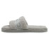 Puma Fluff Remix Slide Womens Grey Casual Sandals 38524003