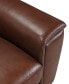 Фото #26 товара Brayna 35" Classic Leather Pushback Recliner, Created for Macy's