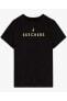 Фото #49 товара W Graphic Tee Crew Neck T-shirt S232161- Kadın Tişört Siyah
