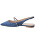 Фото #2 товара Туфли Stuart Weitzman Crystalline Suede Slingback Flat Женские