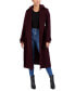 Фото #4 товара Women's Double-Breasted Belted Wool Blend Trench Coat
