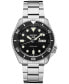 ფოტო #1 პროდუქტის Men's Automatic 5 Sports Stainless Steel Bracelet Watch 43mm