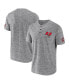 ფოტო #1 პროდუქტის Men's NFL x Darius Rucker Collection by Heather Gray Tampa Bay Buccaneers Slub Henley T-shirt