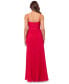 Women's Ruched Pleated Gown