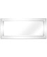 Solid Wood Frame Covered with Beveled Clear Mirror Panels - 24" x 54"