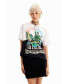 Women's Retro patchwork T-shirt