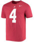 Фото #2 товара Men's Jerry Jeudy Crimson Alabama Crimson Tide Name Number Alumni T-shirt