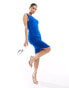 Фото #1 товара ASOS DESIGN low back sleeveless mini dress in cobalt blue