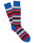 J.Mclaughlin Stripe Pima Sock Men's Os