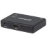 Фото #10 товара Manhattan HDMI Splitter 2-Port - 4K@30Hz - Displays output from x1 HDMI source to x2 HD displays (same output to both displays) - AC Powered (cable 0.9m) - Black - Three Year Warranty - Retail Box (With Euro 2-pin plug) - HDMI - 2x HDMI - 3840 x 2160 pixels - Blac