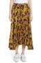 Фото #1 товара Women's A.l.c. Maya Pleated A-Line Skirt, Size 6- Yellow 150704