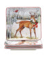 Фото #1 товара Winter Forest 4 Piece Dinner Plate