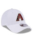 Men's White Arizona Diamondbacks League II 9FORTY Adjustable Hat