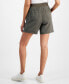 Фото #2 товара Petite Mid Rise Pull-On Shorts, Created for Macy's