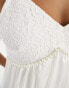 Фото #6 товара Extro & Vert Bridal waterfall cami dress with lace detail