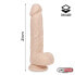 Фото #15 товара Realistic Dildo Liquid Silicone Dual Layer 8.25 White