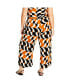 Plus Size Mystic Print Cropped Pant