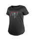 Фото #3 товара Women's Charcoal Tampa Bay Buccaneers 2024 NFL Draft T-Shirt