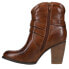Фото #3 товара Roper Maybelle Round Toe Cowboy Booties Womens Brown Casual Boots 09-021-1557-20