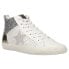 Фото #2 товара Vintage Havana Lester 16 Perforated High Top Womens Gold, Silver, White Sneaker