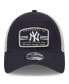 Бейсболка кепка New Era мужская сетчатая 9Twenty Snapback Hat с логотипом New York Yankees Синий - фото #3