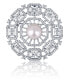 Luxury women´s brooch with pearl 2in1 JL0665