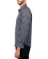 Фото #3 товара Men's Regular-Fit Non-Iron Performance Stretch Geo-Print Button-Down Shirt