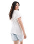 Фото #4 товара Levi's Plus perfect small batwing logo t-shirt in white