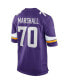 Фото #2 товара Men's Jim Marshall Purple Minnesota Vikings Game Retired Player Jersey