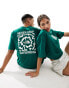 Фото #2 товара The North Face Voyage backprint oversized t-shirt in dark green